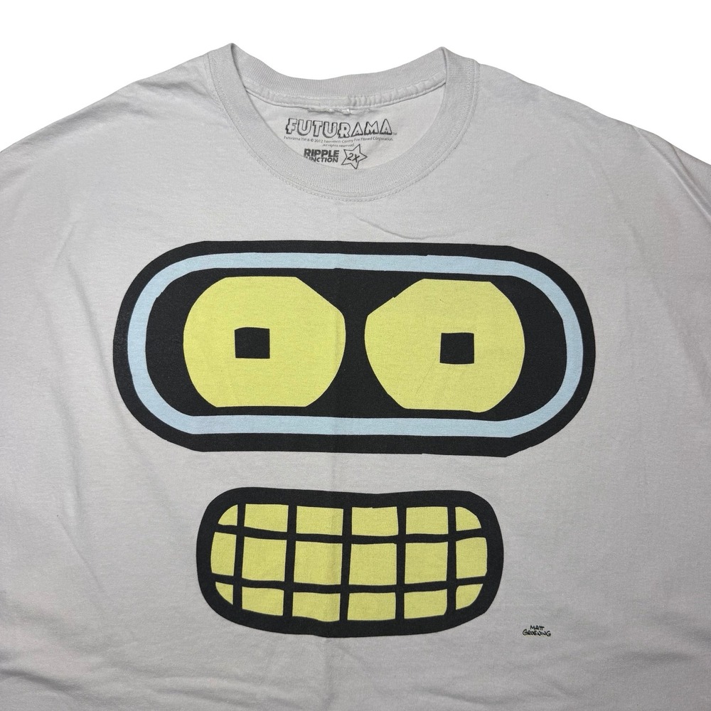 Futurama 2012 Ripple Junction Matt Groening animated show shirt
